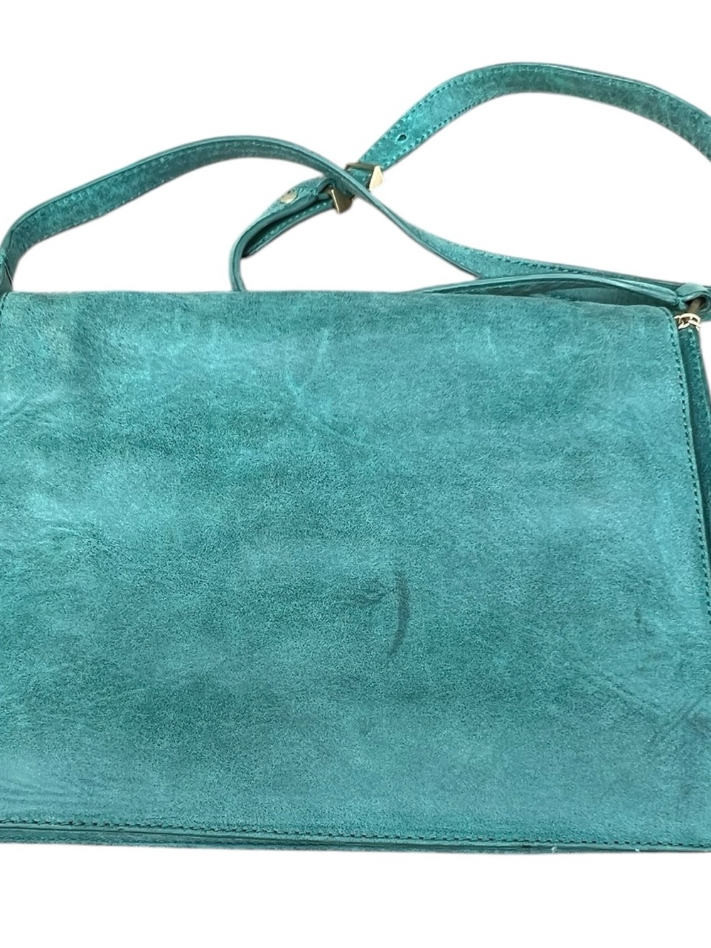 Botkier Valentina green leather fold over shoulder or crossbody bag - Picture 4 of 16